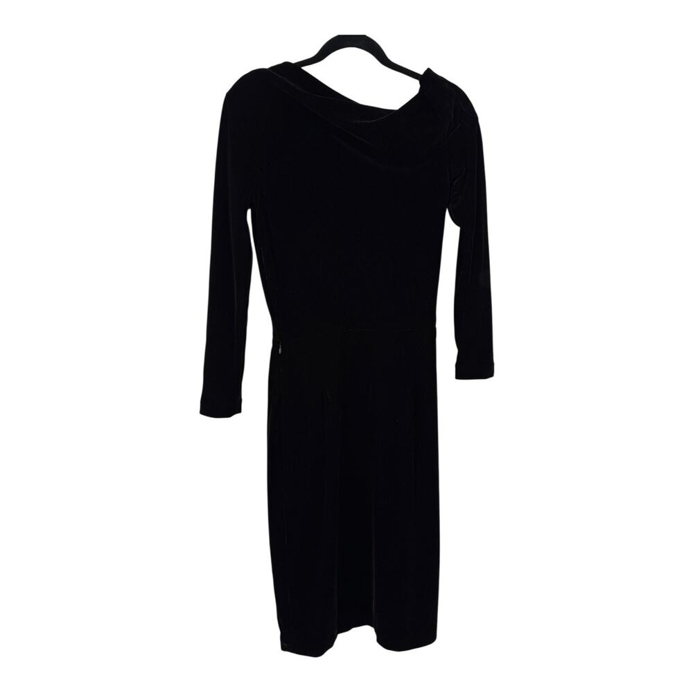 Theory Dress off the shoulder velvet midi brown size 0 - Picture 8 of 8